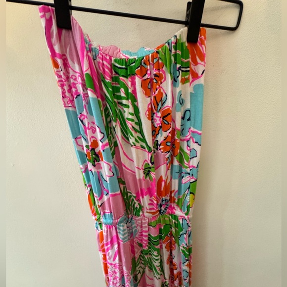 Lilly Pulitzer x Target Strapless Maxi Dress Floral Print XS - Picture 4 of 7
